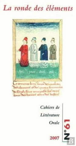 Bertrand.pt - Cahiers De Litterature Orale : La Ronde Des Éléments