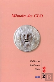 Cahiers De Litterature Orale, N 66/2009. Memoire Des Clo