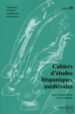 Bertrand.pt - Cahiers D'Études Hispaniques Médiévales Tome 39 (Édition 2016)