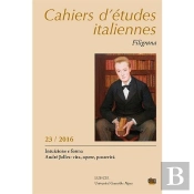 Cahiers D'Etudes Italiennes ; Filigrana