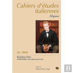 Bertrand.pt - Cahiers D'Etudes Italiennes ; Filigrana