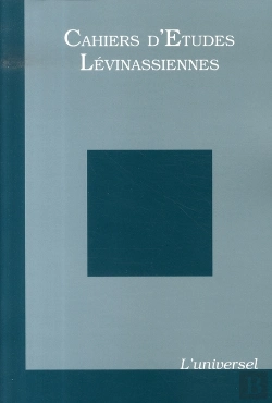Bertrand.pt - Cahiers D'Etudes Levinassiennes T.6; L'Universel