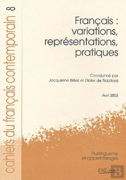 Bertrand.pt - Cahiers Du Français Contemporain Tome 8/2003 : Français : Variations, Re Présentations, Pratiques