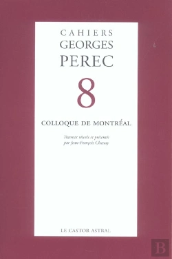 Bertrand.pt - Cahiers Georges Perec N 8