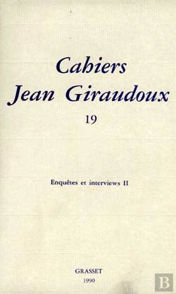 Bertrand.pt - Cahiers Jean Giraudoux T.19