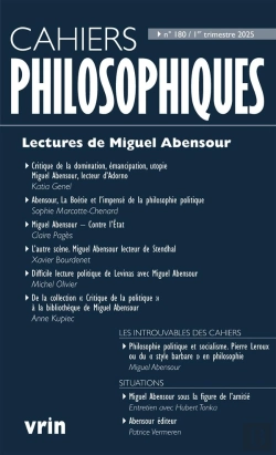 Bertrand.pt - Cahiers Philosophiques : Lectures De Miguel Abensour
