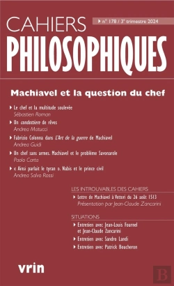 Bertrand.pt - Cahiers Philosophiques : Machiavel Et La Question Du Chef