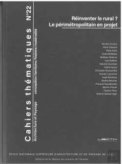 Bertrand.pt - Cahiers Thématiques N° 22 : Réinventer Le Rural ? Le Périmétropolitain En Projet