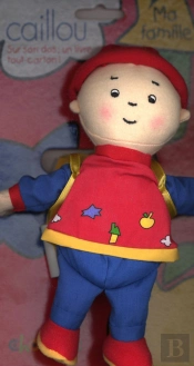 Caillou Ma Famille Poupee + Livre Carton