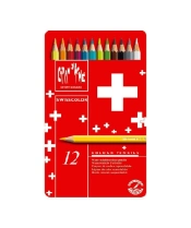 Caixa com 12 lápis de Cor Swisscolor Caran d'Ache
