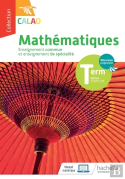 Bertrand.pt - Calao Mathématiques Terminale Spécialité Sti2d, Stl - Livre Élève - Éd. 2020