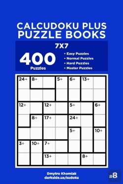 Bertrand.pt - Calcudoku Plus Puzzle Books - 400 Easy To Master Puzzles 7x7 (Volume 8)