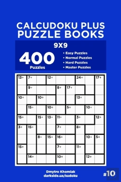 Bertrand.pt - Calcudoku Plus Puzzle Books - 400 Easy To Master Puzzles 9x9 (Volume 10)