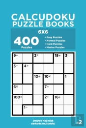 Calcudoku Puzzle Books - 400 Easy To Mas