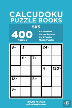 Bertrand.pt - Calcudoku Puzzle Books - 400 Easy To Master Puzzles 5x5 (Volume 6)