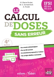 Calcul De Doses Sans Erreur (Le) 4e Edt