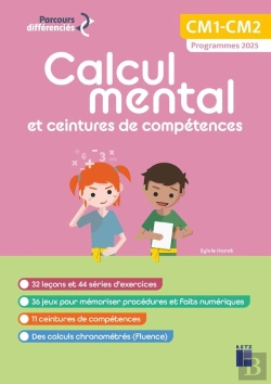 Bertrand.pt - Calcul Mental Et Ceintures De Compétences ; Cm1-Cm2 (Édition 2025)