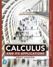 Calculus And Its Applications, Brief Version