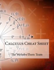 Calculus Cheat Sheet