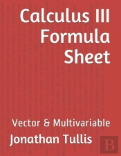 Calculus Iii Formula Sheet