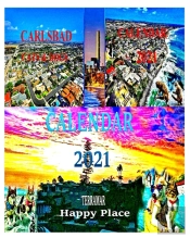 Calendar  2021. Carlsbad. Cats & Dogs. Terramar. Happy Place
