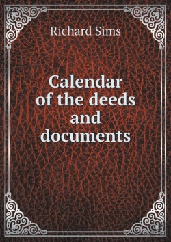 Bertrand.pt - Calendar Of The Deeds And Documents