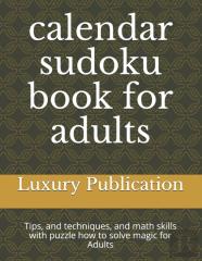 Calendar Sudoku Book For Adults