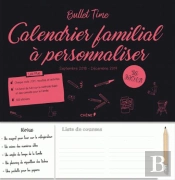 Calendrier De La Famille - Sept. 2018- Dec. 2019 - Bullet Time