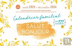 Bertrand.pt - Calendrier Familial 2023-2024 Salut Bonjour