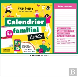 Bertrand.pt - Calendrier Familial Hebdo 2021-2022