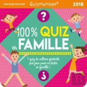 Calendrier - Quizmaniak 100% Quiz En Famille 2018