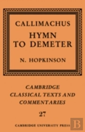 Callimachus: Hymn To Demeter
