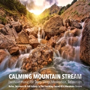 Calming Mountain Stream (Without Music) For Deep Sleep, Meditation, Relaxation