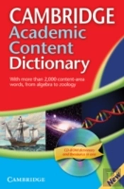 Cambridge Academic Content Dictionary Paperback With Cd-Rom