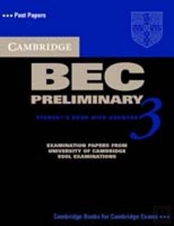 Bertrand.pt - Cambridge Bec Preliminary 3 Self Study Pack