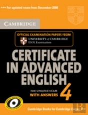 Cambridge Certificate In Advanced Englis