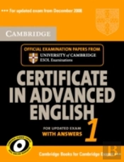 Cambridge Certificate In Advanced English 1 For Updated Exam Self-Study Pack