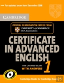 Bertrand.pt - Cambridge Certificate In Advanced English 1 For Updated Exam Self-Study Pack
