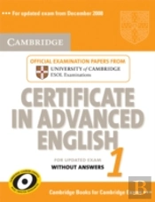 Cambridge Certificate In Advanced English 1 For Updated Exam Student'S Book Without Answers