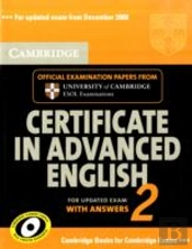Cambridge Certificate In Advanced English 2 For Updated Exam Student'S Book With Answers