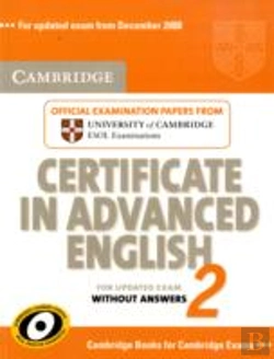 Bertrand.pt - Cambridge Certificate In Advanced English 2 For Updated Exam Student'S Book Without Answers