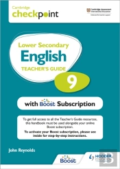 Cambridge Checkpoint Lower Secondary English Teacher'S Guide 9 With Boost Subscription Booklet