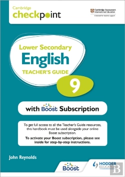 Bertrand.pt - Cambridge Checkpoint Lower Secondary English Teacher'S Guide 9 With Boost Subscription Booklet