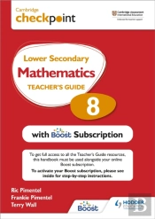 Cambridge Checkpoint Lower Secondary Mathematics Teacher'S Guide 8 With Boost Subscription
