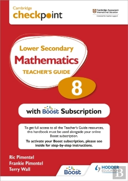 Bertrand.pt - Cambridge Checkpoint Lower Secondary Mathematics Teacher'S Guide 8 With Boost Subscription