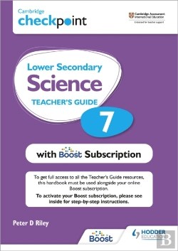 Bertrand.pt - Cambridge Checkpoint Lower Secondary Science Teacher'S Guide 7 With Boost Subscription