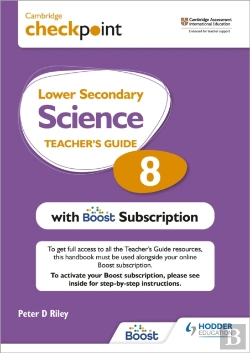 Bertrand.pt - Cambridge Checkpoint Lower Secondary Science Teacher'S Guide 8 With Boost Subscription