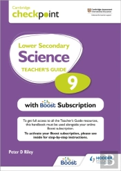 Cambridge Checkpoint Lower Secondary Science Teacher'S Guide 9 With Boost Subscription