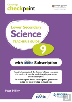 Bertrand.pt - Cambridge Checkpoint Lower Secondary Science Teacher'S Guide 9 With Boost Subscription
