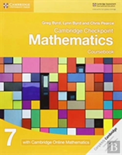 Bertrand.pt - Cambridge Checkpoint Mathematics Coursebook 7 With Cambridge Online Mathematics (1 Year)